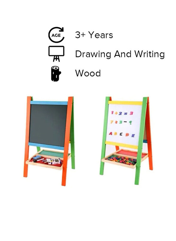 

Beauenty Adjustable Wooden Creative Light Weight Drawing and Writing Board, Ages 3+