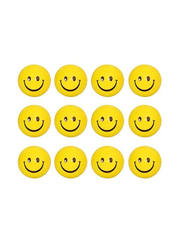 

Jiada Smiley Stress Relief Squeeze Ball Set, 12 Pieces, Ages 10+