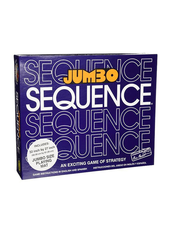 

Jax Jumbo Sequence Board Game, Ages 7+