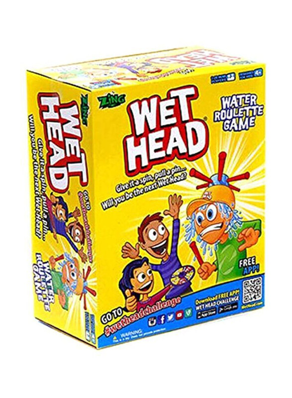 

Zing Wet Head Water Roulette Game, Ages 4+