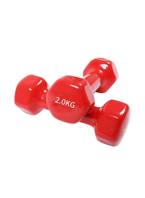 

Generic Dumbell Set, 2 x 2KG, Red