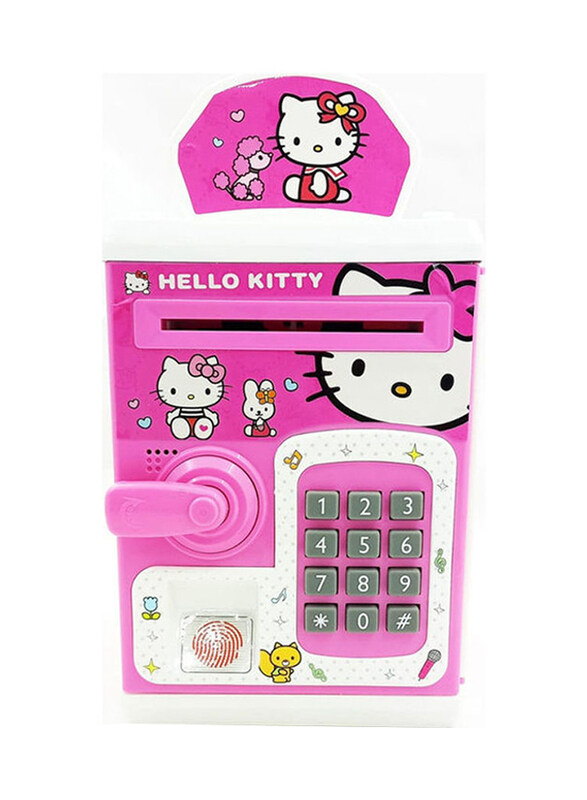 

Generic Money Safe Box with Finger Print Kitty, Ages 3+