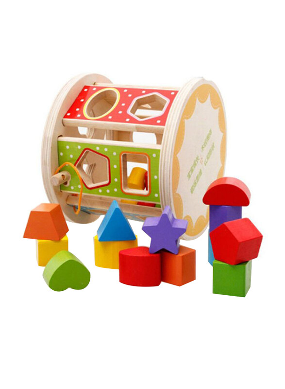 

Generic Match And Roll Shape Sorter Toy, Ages 3+, Multicolour