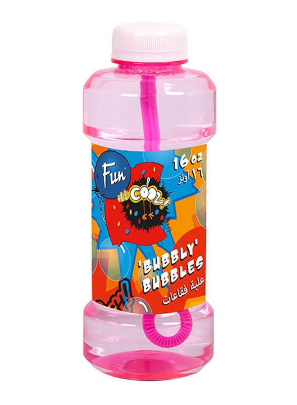 

Generic Fun Party Bubbles Liquid with Wand, 16oz, Ages 3+