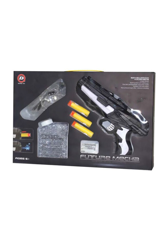 

Dong Qi Future Mecha Soft and Water Bullets Gun Kit, 6 Pieces, Ages 6+