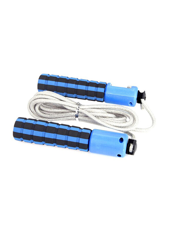 

Tomshoo Skipping Rope With Jump Counter, Blue/Black