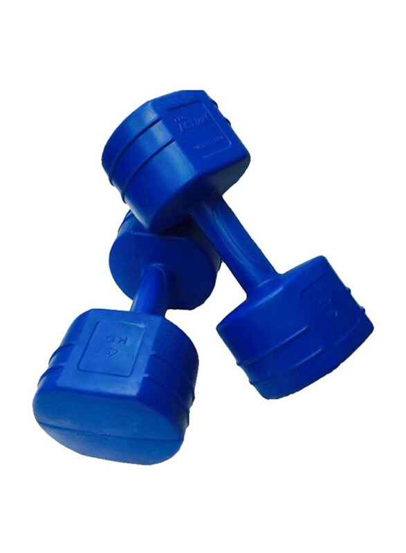 

Emfil Cement Dumbbells Set, 2 x 4KG, Blue