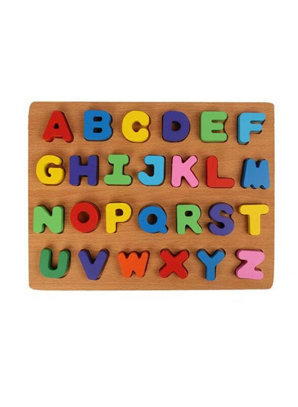 

Generic English Alphabet Wooden Block Set, Ages 3+