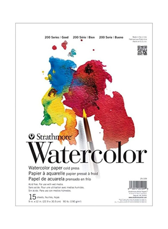 

Strathmore Watercolor Paper Pad, White