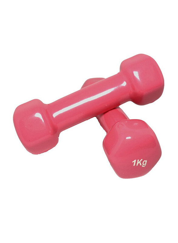 

Body Heart Dumbbells Set, 2 x 1KG, Pink