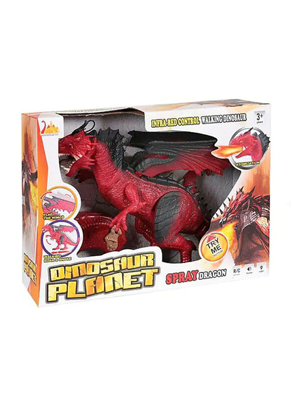 

Generic Planet Spray Dragon Walking Remote Control Dinosaur, 40 x 30 x 13cm, Ages 3+