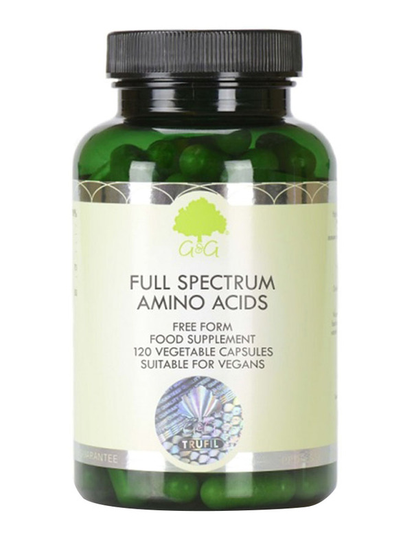 G&G Full Spectrum Amino Acids Vegan Supplement, 120 Capsules