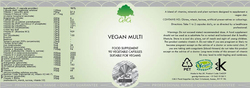 G&G Vegan Multivitamin Vegetable Supplement, 90 Capsules