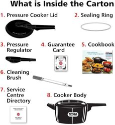 Hawkins Futura Pressure Cooker 5 Ltr Ind.