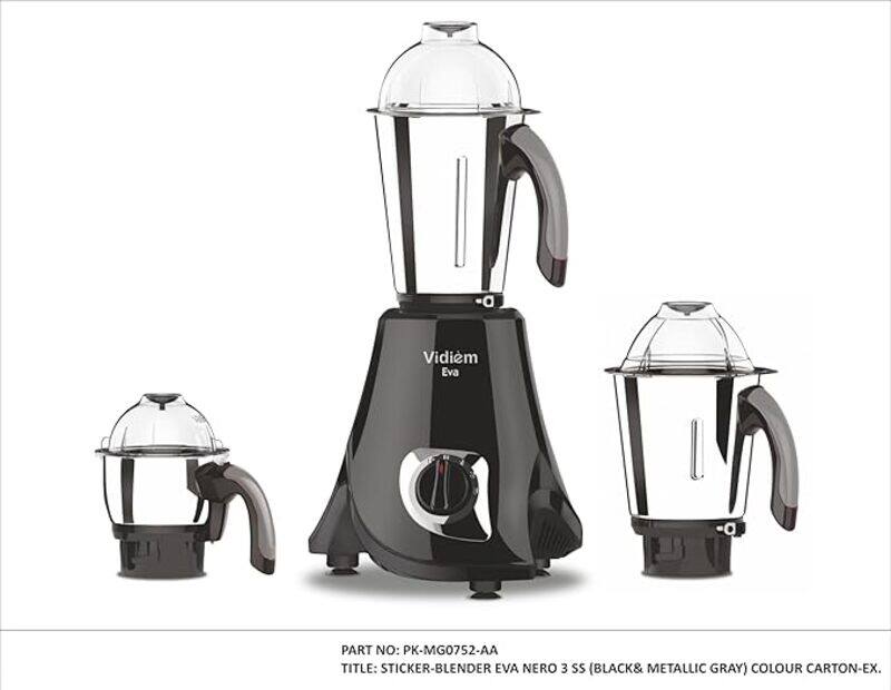 

Vidiem Blender Eva Nero 650W