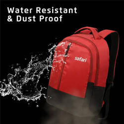 Safari Backpacks GRIT 19" 2 compt Red -USB