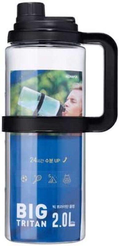 

Komax Big Tritan Water Bottle 2L (Black)