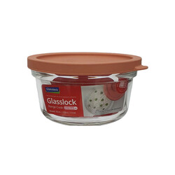 Glasslock Range Cook 350 ml Round Container w/ Silicon Cover
