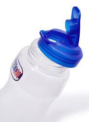 Komax 1 Ltr Plastic Water Bottle, 25x9.5x9.5 cm, 100gm, Clear