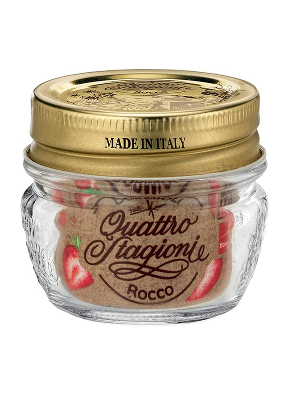 Bormioli Rocco Quattro Stagioni Jar, 80ml, Clear/Brown
