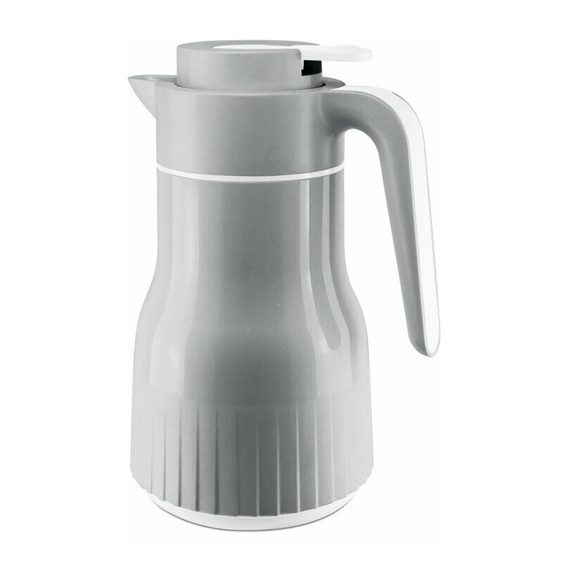 

Enjoy Ater Plisse Int. Glass Insulated Jug 1 Litre Light Grey