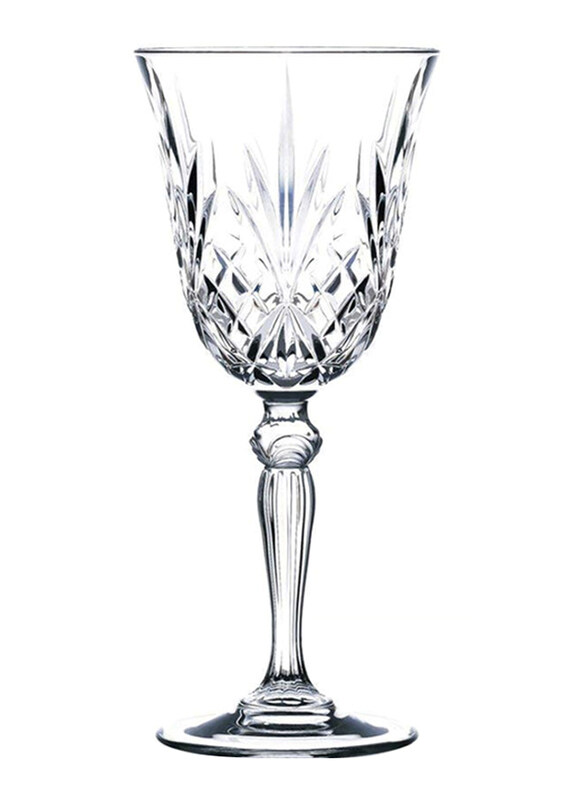

Rcr 270ml 6-Piece Melodia Wine Glass Set, Clear