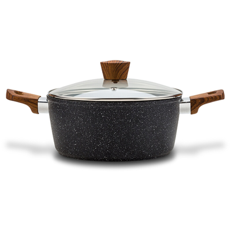 

Nava Casserole Nature with nonstick stone coating 24cm