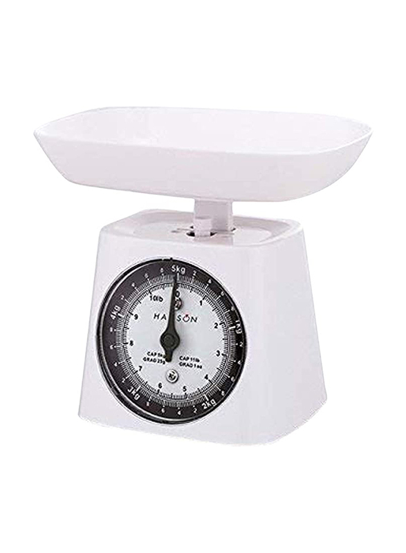 Terraillon Mechanical Scale with Bowl, 5Kg, White