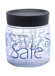 Bormioli Rocco Giara Salt Jar, 0.75 Litre, Clear/Black