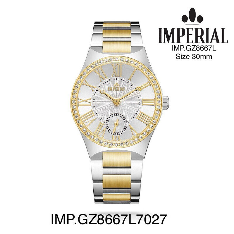 

Imperial Watches 2 Tone Gold Plated Silver Dial