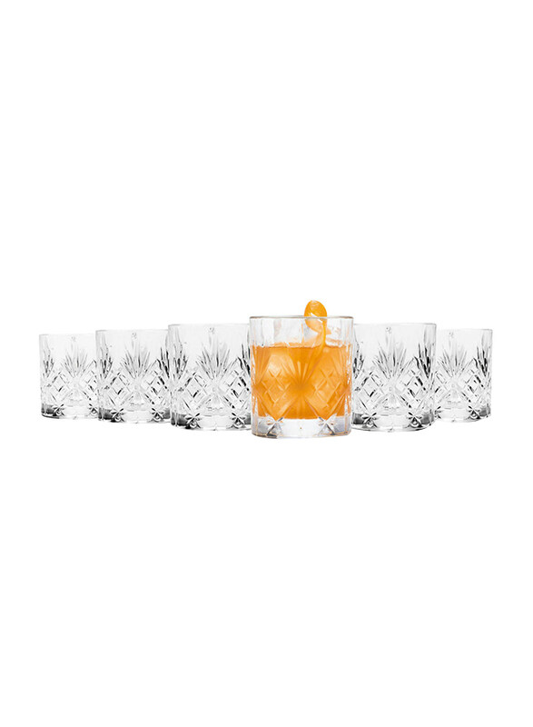 Rcr 310ml 6-Piece Melodia DOF Tumbler Set, 238520, Clear