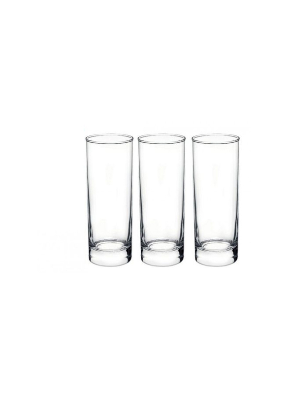 Bormioli Rocco 215ml 3-Piece Cortina Whisky Glass Set, Clear