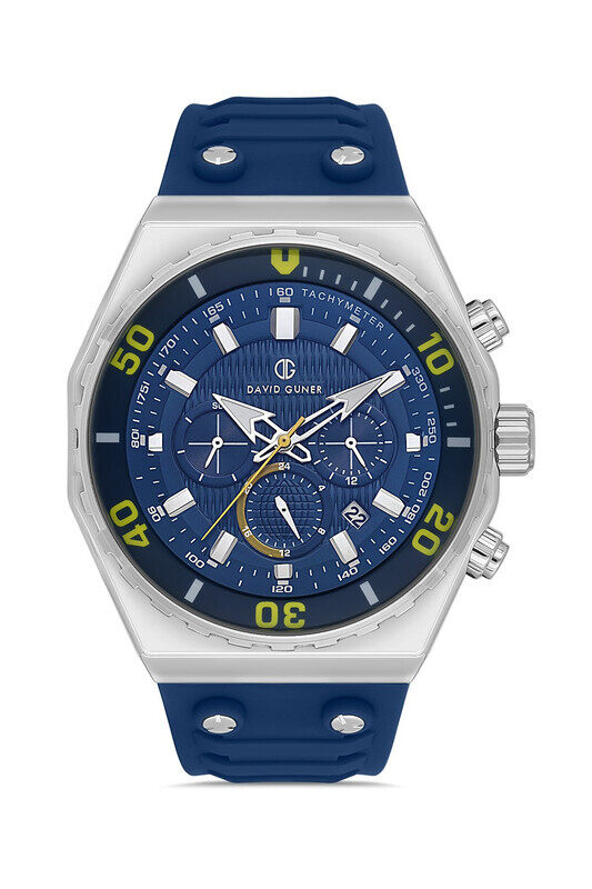 

DAVID GUNER WATCH Silver Blue