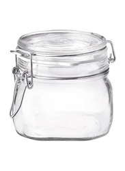 Bormioli Rocco Fido Clip Jar, 0.5 Litre, Clear