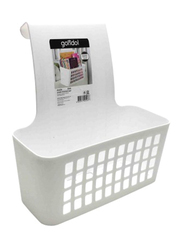 Gondol Shuttle Hangable Organizer Basket, White