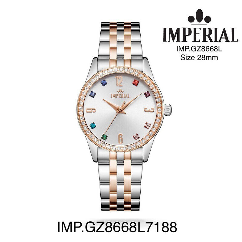 

Imperial Watches 2 Tone Rose Gold Silver Dial