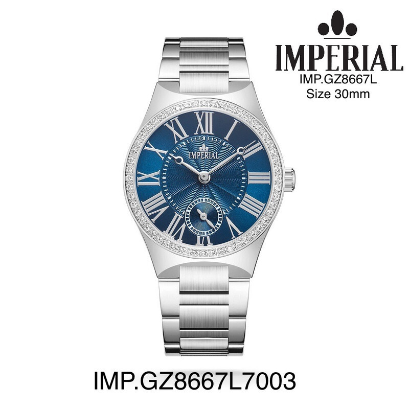 Imperial Watches Steel Blue Dial