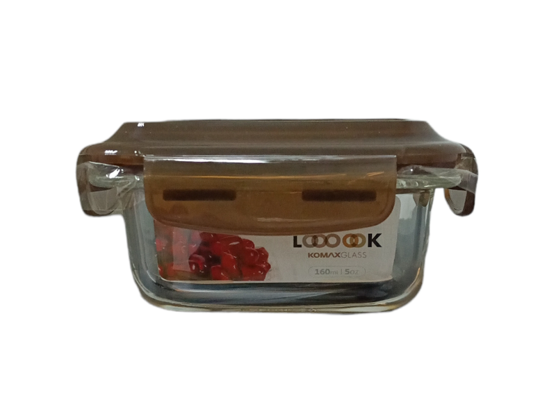 Komax Glass Look Rectangle 160Ml