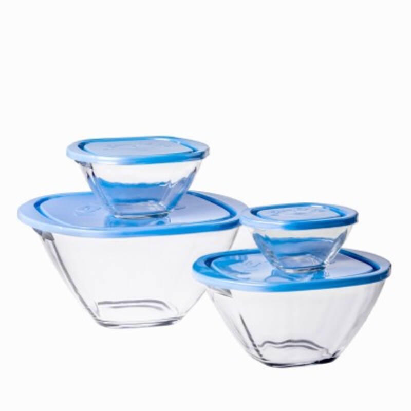 Borgonovo Magic Bowl Set 4Pc Blue(220cc/550cc/1200cc/2800cc)