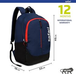 Safari Backpack SHEILD 19" 2 compt Blue