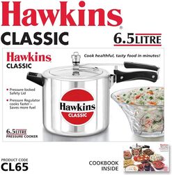 Hawkins Classic Pressure Cooker 6.5 Ltr