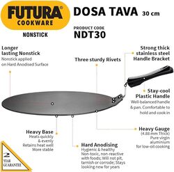 Hawkins Futura NS Dosa Tava 30 cm, 4.88 mm