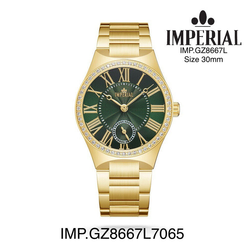 

Imperial Watches Gold Plated Green Dial