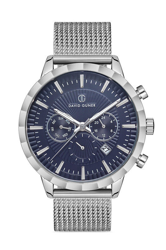 

DAVID GUNER WATCH Silver Blue