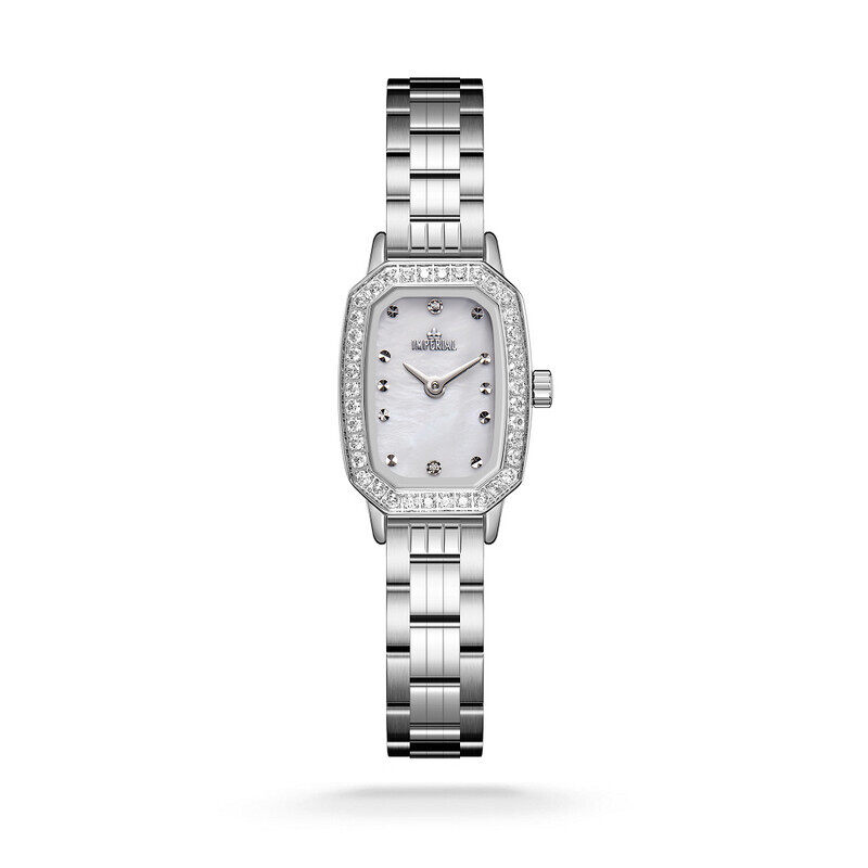 

Imperial Watches Silver White Mother Of Peral Dial