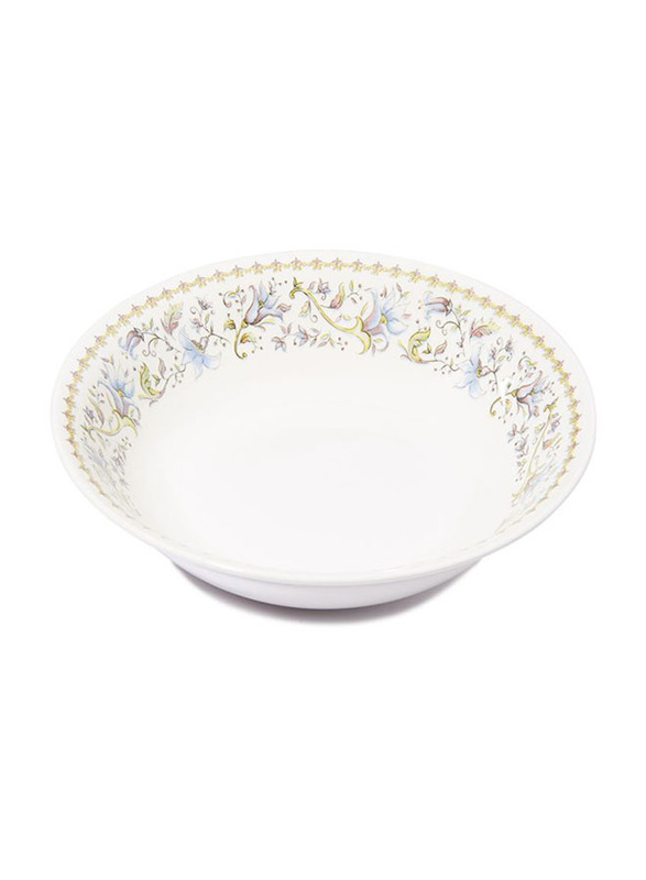 Claytan 24cm Felicity Ceramic Round Salad Bowl, CLA.FL008884, White