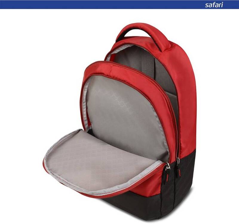 Safari Backpacks GRIT 19" 2 compt Red -USB