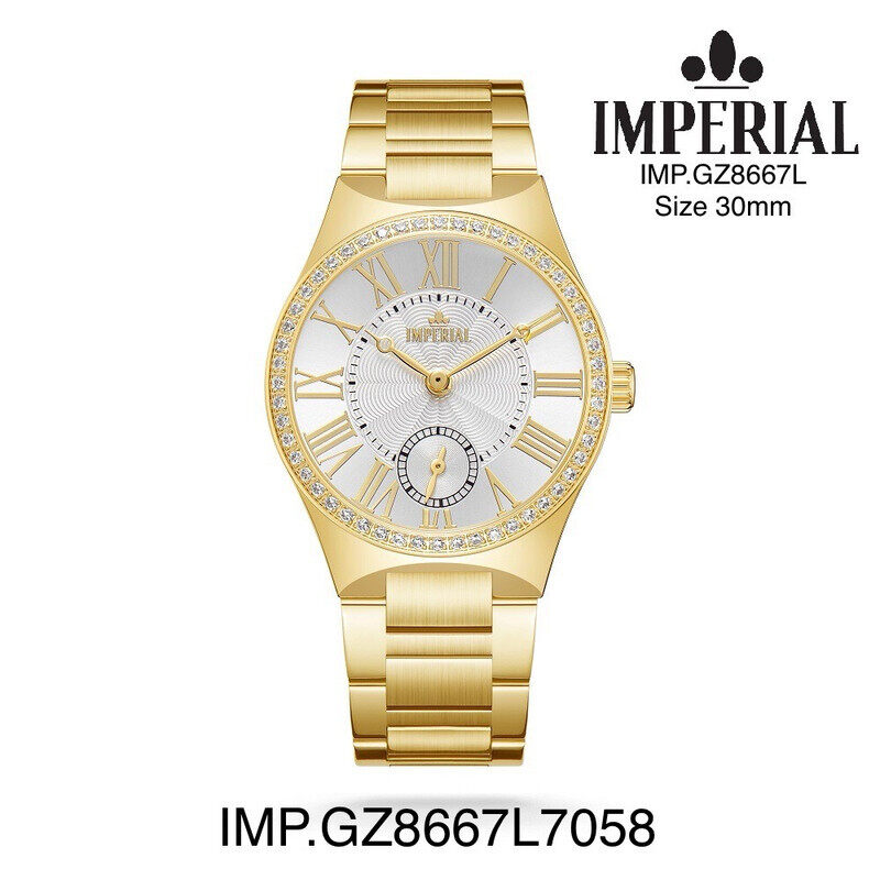 

Imperial Watches Gold Plated Silver Dial