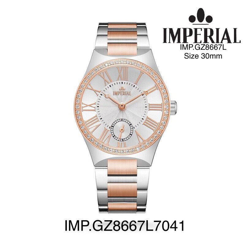 

Imperial Watches 2 Tone Rose Gold Silver Dial
