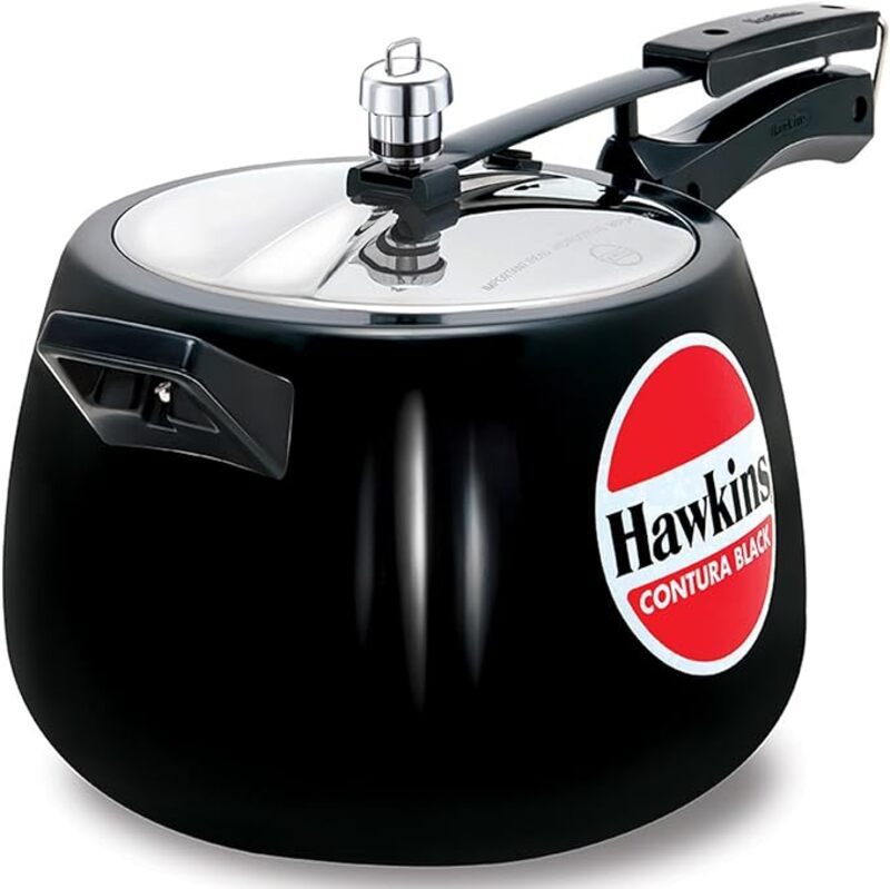 

Hawkins Contura Black Pressure Cooker 6.5 Ltr